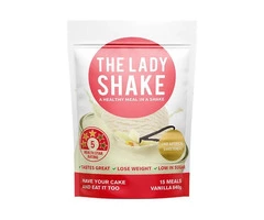 Buy The Lady Shake Meal Replacement Vanilla 56g x 8 Sachets Australia