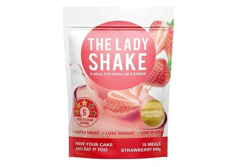 Buy The Lady Shake Meal Replacement Strawberry 840g Australia