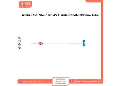 Asahi Kasei Standard AV Fistula Needle 300mm Tube - Joya Medical Supplies