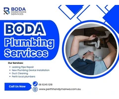 Expert Plumbing Services in Perth - Boda Handyman