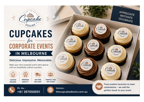 Cupcakes for Corporate Events in Melbourne - The Cupcake Desire