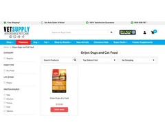 Orijen Dogs and Cat Food