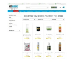 Skin Care and Wound Repair Treatment for Horses