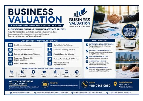 Business Valuation – Professional Business Valuation Services in Perth