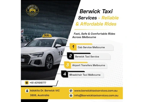 Trusted Airport Transfers Berwick for Safe and Easy Travel Across Melbourne