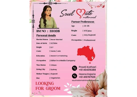 Find Compatible hindu grooms in Australia for Indian Brides