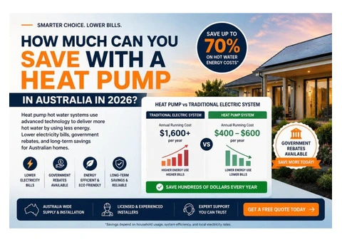 🔥 How Much Can You Save With a Heat Pump in Australia in 2026? 💧⚡ - 1/10