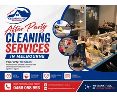 After Party Cleaning in Melbourne | Fast Local Experts