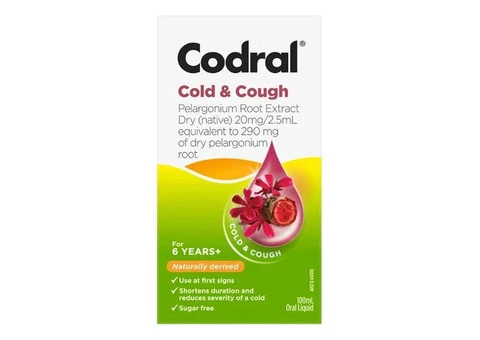 Buy Codral Cold & Cough Pelargonium Root 100ml Australia