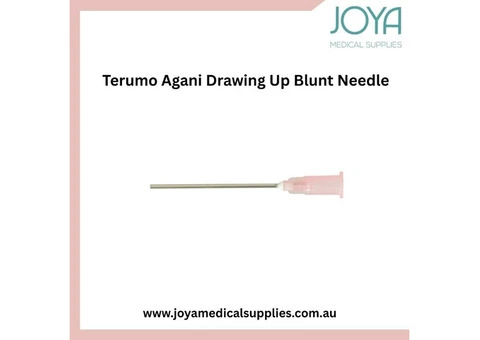 Terumo Agani Drawing Up Blunt Needle 8G X 38mm 90 Degree Pink - Joya Medical Supplies