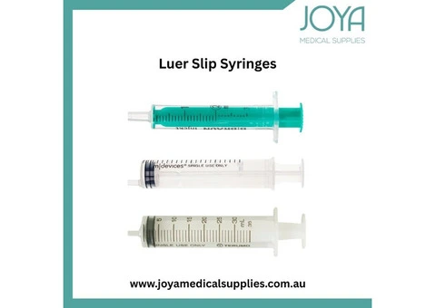 Buy Luer Slip Syringes in Australia - Joya Medical Supplies