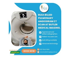 Bulk Billed Pulmonary Angiogram CT Scans now available at Butler Medical Imaging! (08) 9544 3999