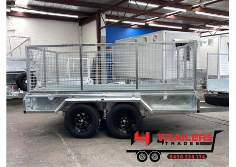 10x5 Tandem Galvanised trailer 2T GVM with 900mm Cage - 1/7
