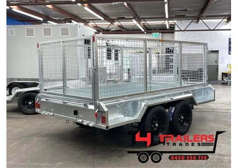 10x5 Tandem Galvanised trailer 2T GVM with 900mm Cage - 5/7