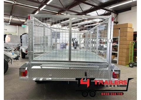 10x5 Tandem Galvanised trailer 2T GVM with 900mm Cage - 7/7