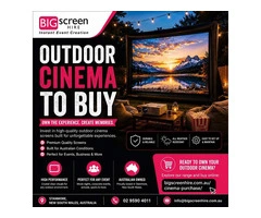 Buy Outdoor Cinema Systems for Professional Movie & Event Experiences