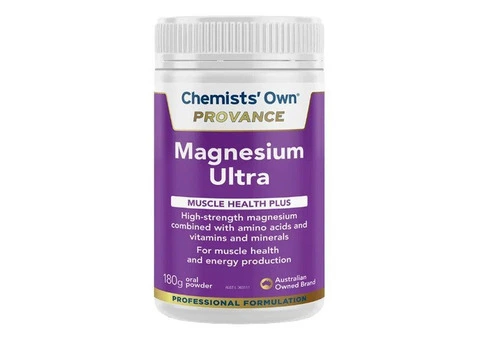 Buy Chemists’ Own Magnesium Ultra 180 gm Australia