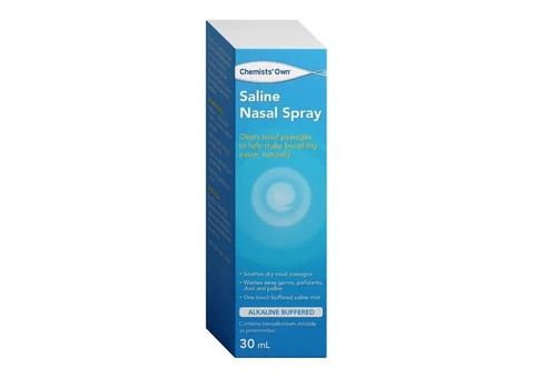 Buy Chemists' Own Saline Nasal Spray 30ml Australia