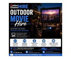 Outdoor Movie Hire for Backyard Cinema Nights and Community Events