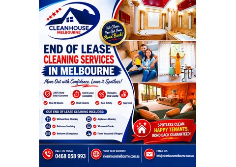 Bond Money at Risk? Expert End of Lease Clean Melbourne