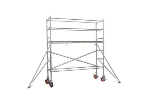 1.9m – 2.2m Narrow Aluminium Mobile Scaffold Tower - 2/2