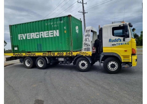 Reliable Container Moving Caboolture – Rudd’s Towing
