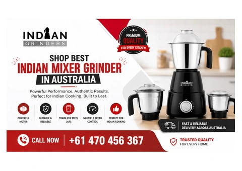 Shop Best Indian Mixer Grinder in Australia For Authentic Cooking