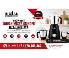 Shop Best Indian Mixer Grinder in Australia For Authentic Cooking