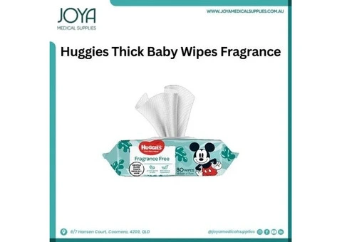 Huggies Thick Baby Wipes Fragrance Free 19.5 X 17cm - Joya Medical Supplies