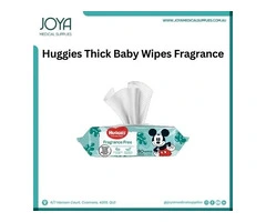 Huggies Thick Baby Wipes Fragrance Free 19.5 X 17cm - Joya Medical Supplies