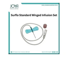 Surflo Standard Winged Infusion Set 19mm Length 30cm Tube - Joya Medical Supplies
