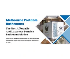 Portable Toilets for Commercial Events | Melbourne Portable Bathrooms