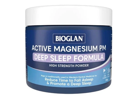 Buy Bioglan Active Magnesium PM Deep Sleep Powder 240 gm Australia