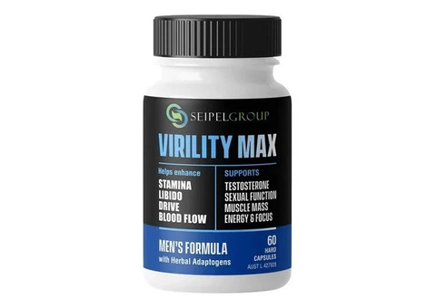 Buy Seipel Group Virility Max 60 Capsules Australia