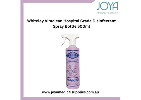 Whiteley Viraclean Hospital Grade Disinfectant Spray Bottle 500ml - Joya Medical Supplies