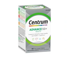 Centrum Advance 50+ Adults Multivitamins – 100 Tablets