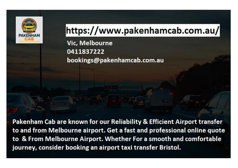 Professional Pakenham Taxi Service for Airport & Long-Distance Travel