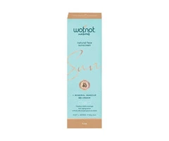 Buy Wotnot Naturals Natural Face Sunscreen SPF 40 + Mineral MakeUp BB Cream Tan 60g Australia