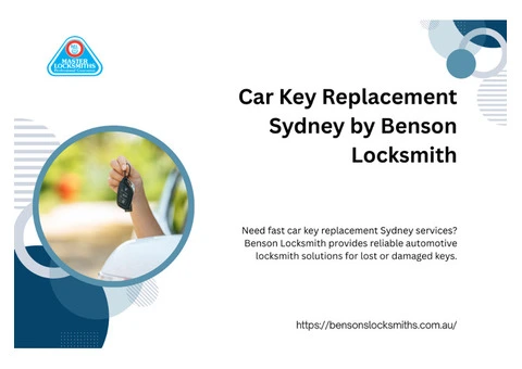 Car Key Replacement Sydney Services for Fast Vehicle Access