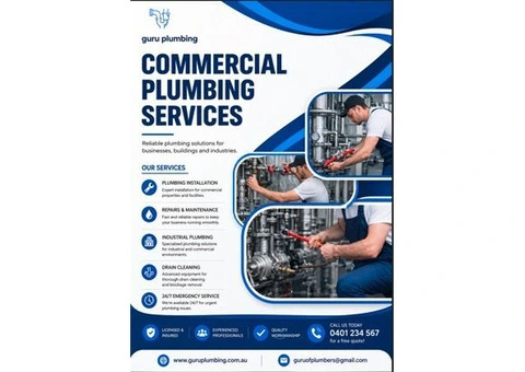 Expert Commercial Plumbing Services for Businesses