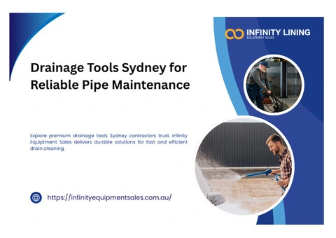 Drainage Tools Sydney for Reliable Pipe Maintenance