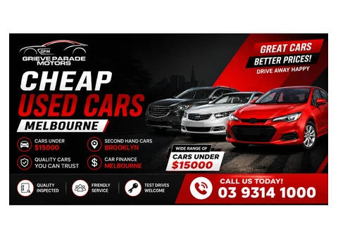 Cheap Used Cars Melbourne | Cars Under $15000 For Sale