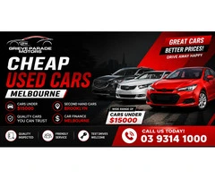 Cheap Used Cars Melbourne | Cars Under $15000 For Sale