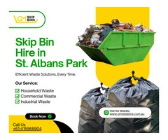 Skip Bin Hire St Albans | All Waste Types Accepted, Fully Insured – GM Skip Bins