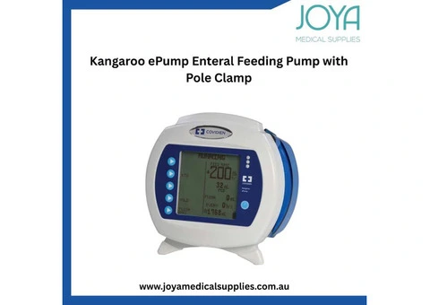 Kangaroo ePump Enteral Feeding Pump with Pole Clamp - Joya Medical Supplies