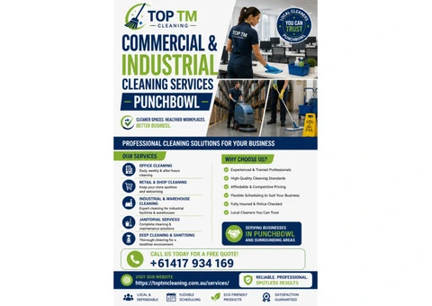 Commercial & Industrial Cleaning Services Punchbowl