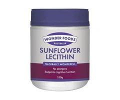Buy Wonder Foods Sunflower Lecithin Powder 250g Australia
