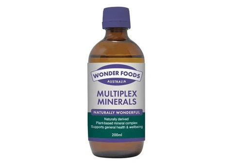Buy Wonder Foods Multiplex Minerals Liquid 200 ml Australia