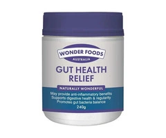 Buy Wonder Foods Gut Health Relief Supplement 240 gm Australia