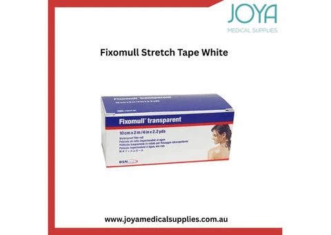 Shop Fixomull Stretch Tape White All Size - Joya Medical Supplies